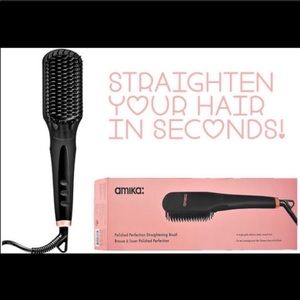 Amika Straightening Brush NEW IN BOX